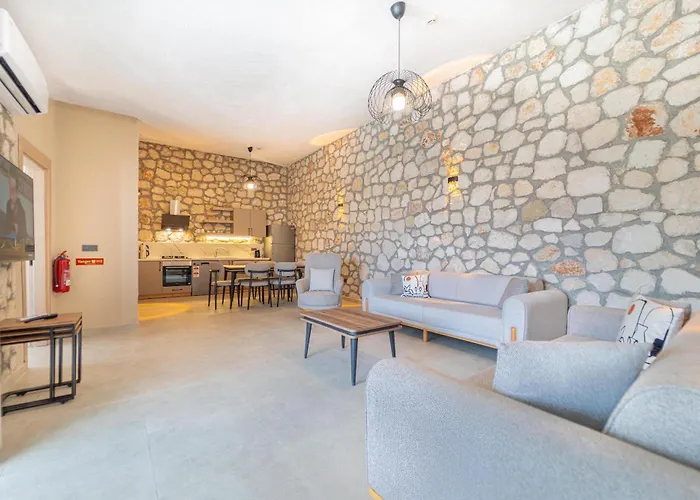 호텔 Zora Beyaz Tas Villalari 페티예